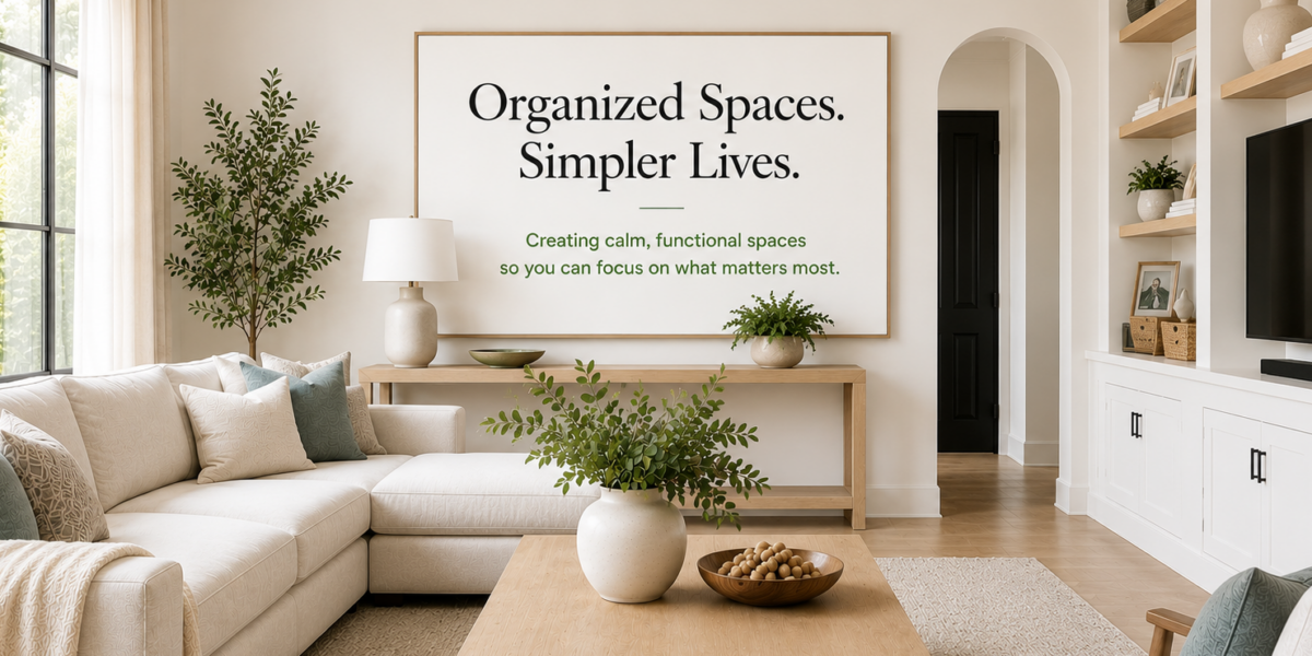 Organized Spaces. Simpler Lives.