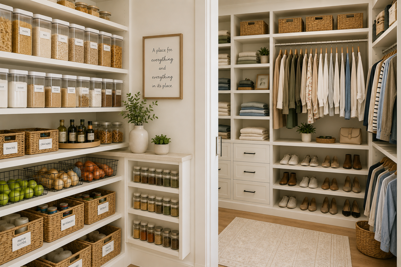 pantry and closet organization